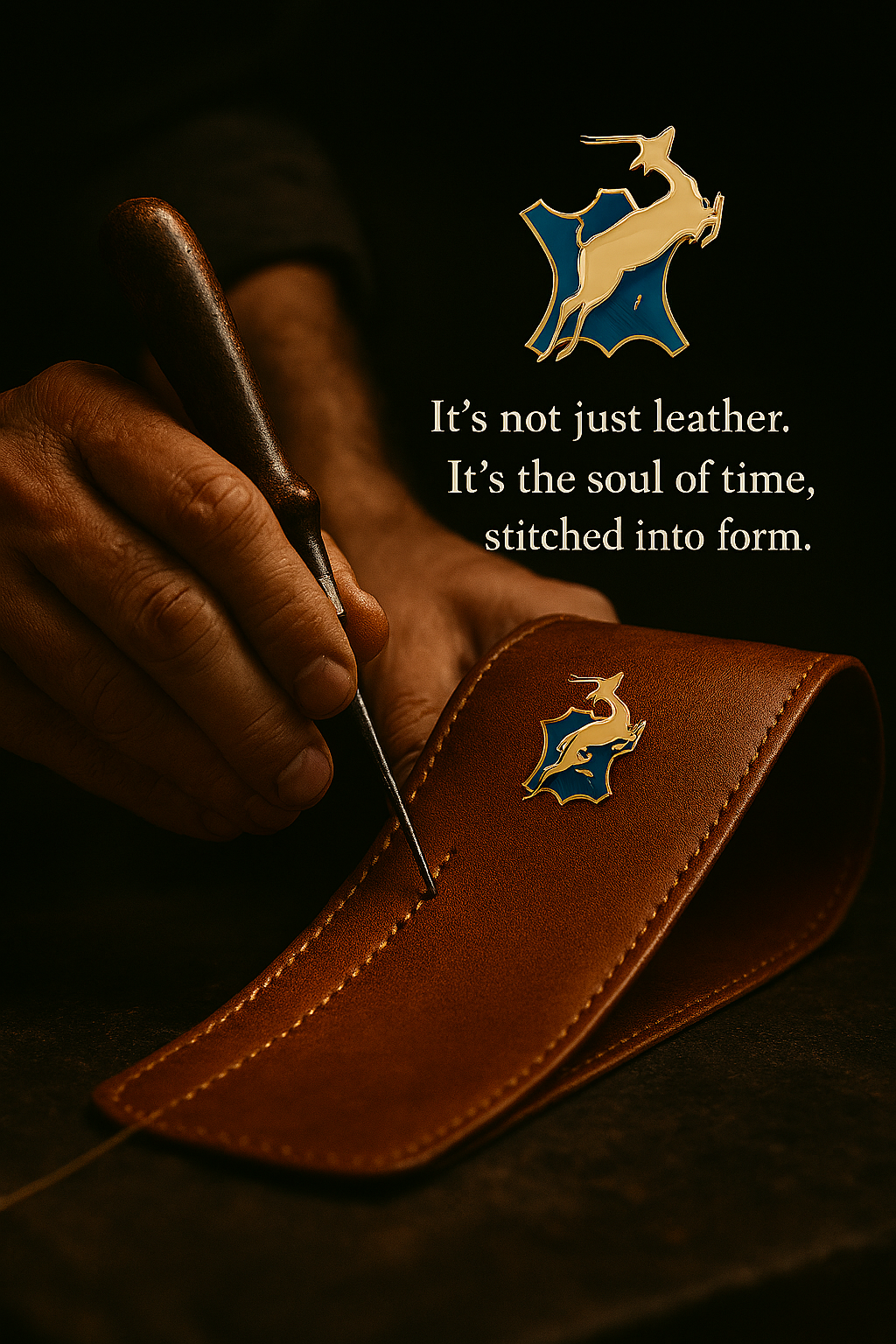 Leather belt